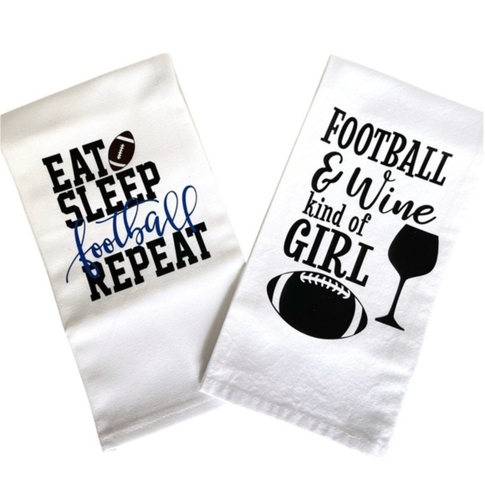 NEW 100% Cotton Towels Football Theme